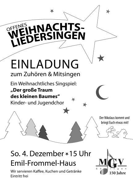Weihnachssingen_2022 Plakat