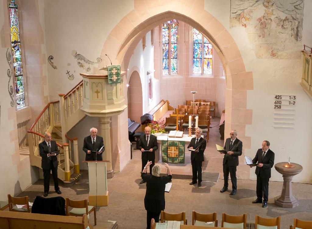 MGV Sextett, Auftritt am Volkstrauertag 2021