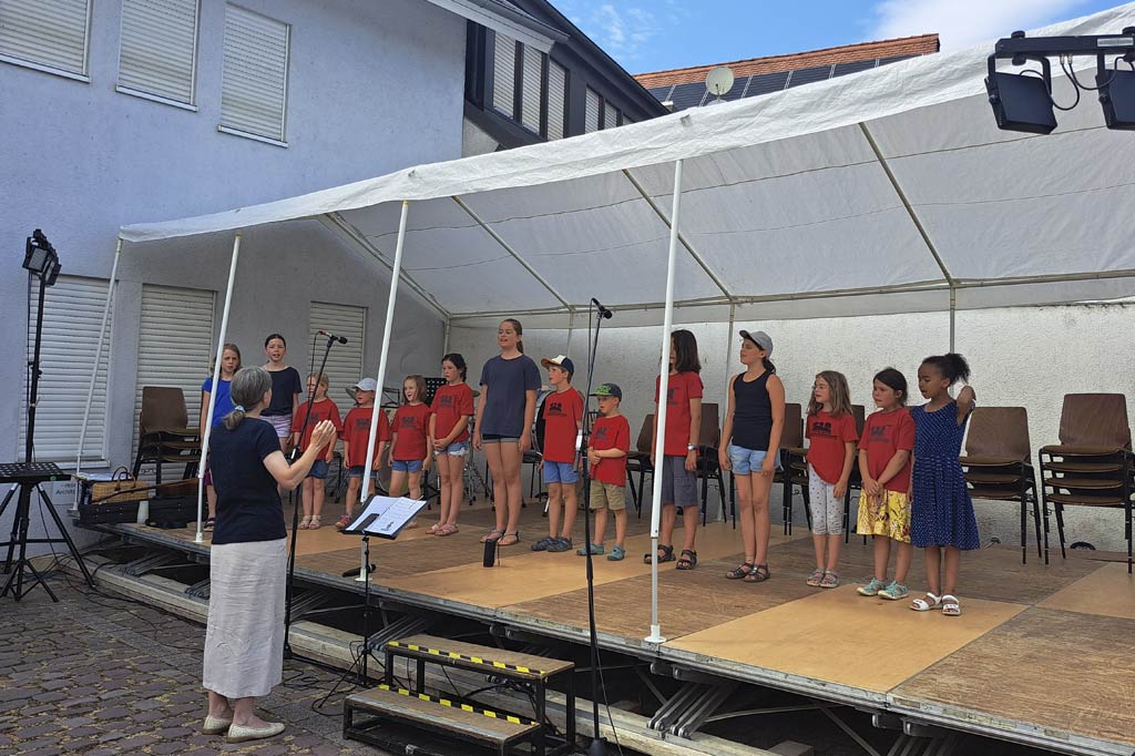Dorffest 2023 Kinde Jugend Chor