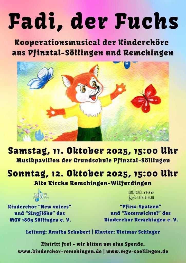 Einladung zu unserem Kooperationsmusical