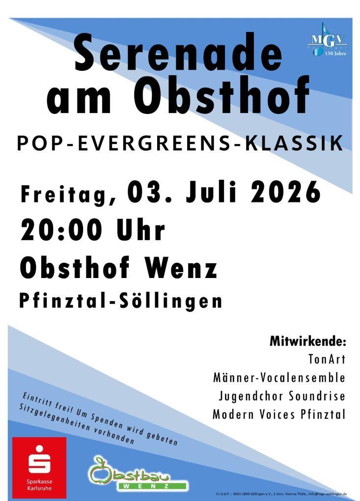 Plakat Serenade 2026